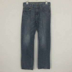 American Eagle Mens 28/30 Slim Straight Blue Jeans